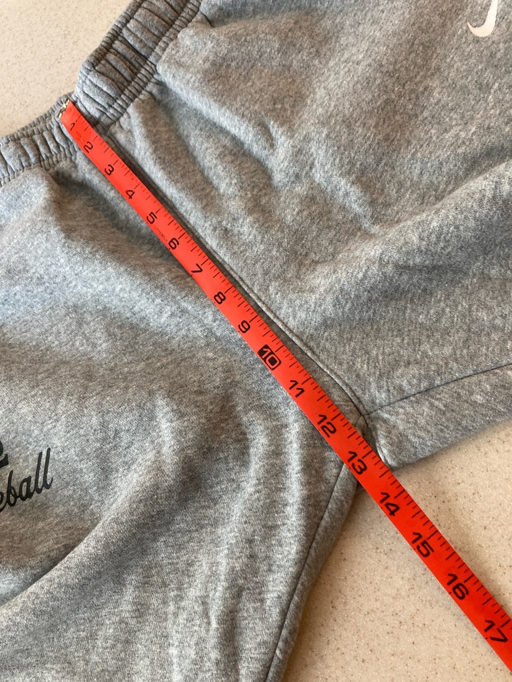 Nike Gray Baseball Logo Sweat Joggers Men Size Large - Picture 13 of 14